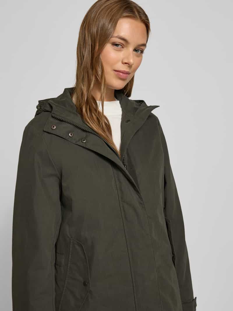 camel active Parka met uitneembare voering in luipaarddesign