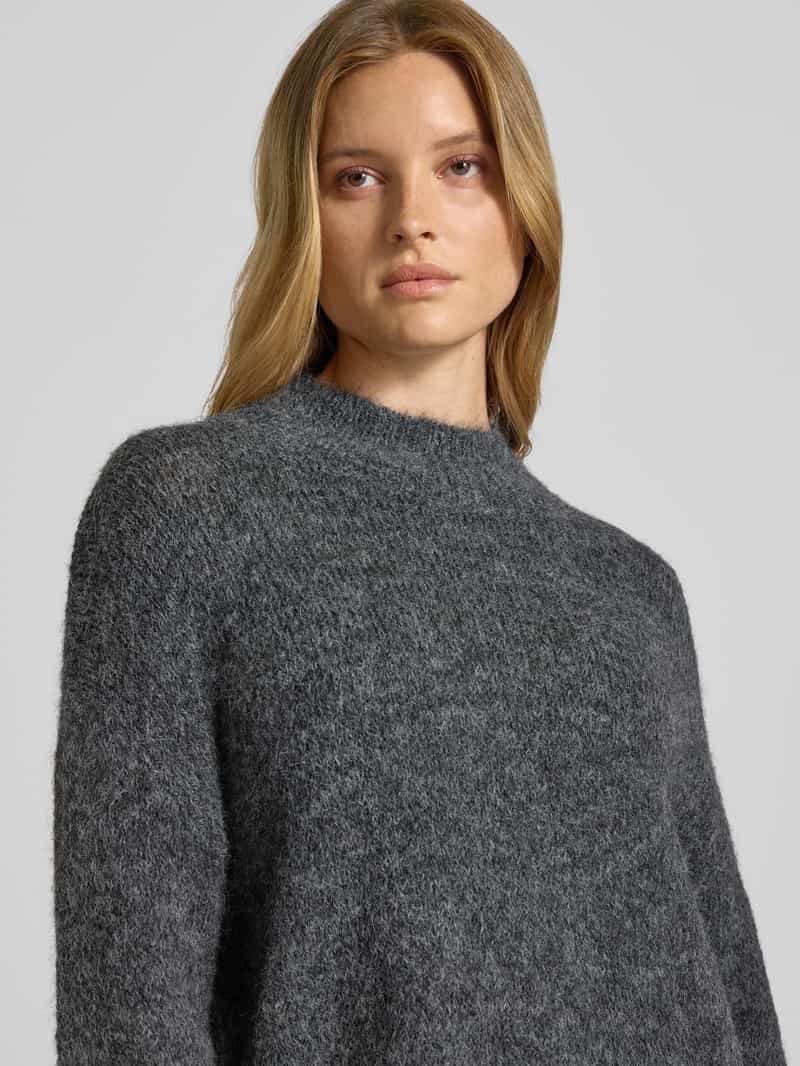 NEO NOIR Oversized gebreide pullover met ronde hals model 'Paulina'