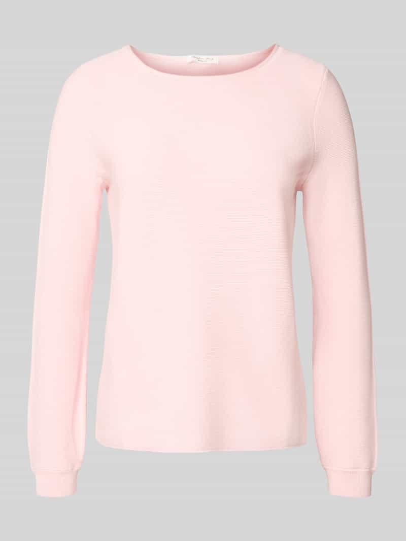 Christian Berg Woman Regular fit shirt met lange mouwen van puur katoen in gebreide look