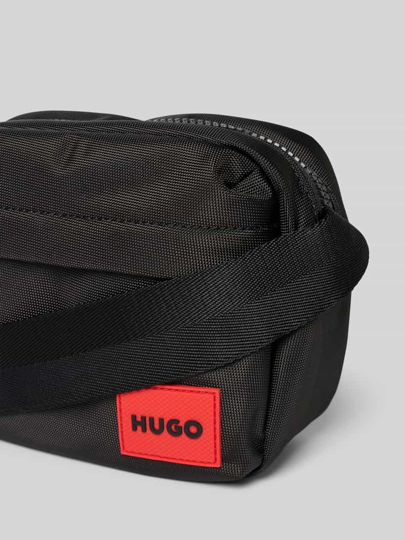 HUGO Schoudertas met labelpatch