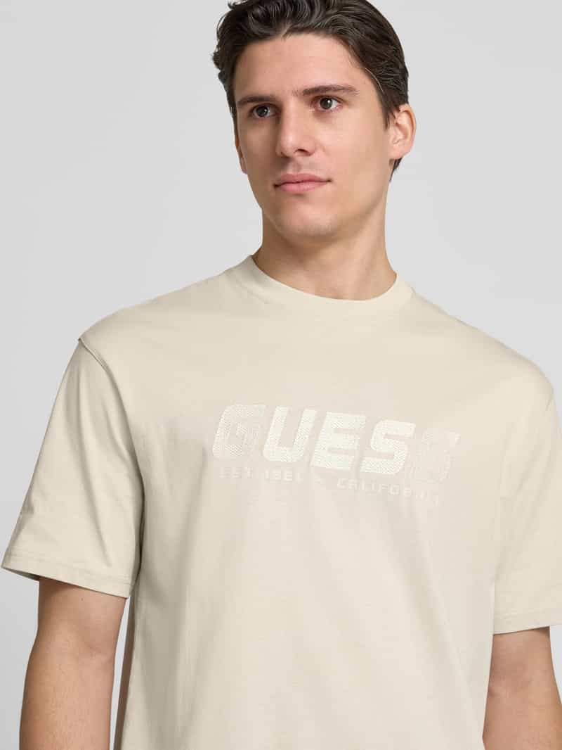 Guess Activewear T-shirt met labelprint model 'SURON'
