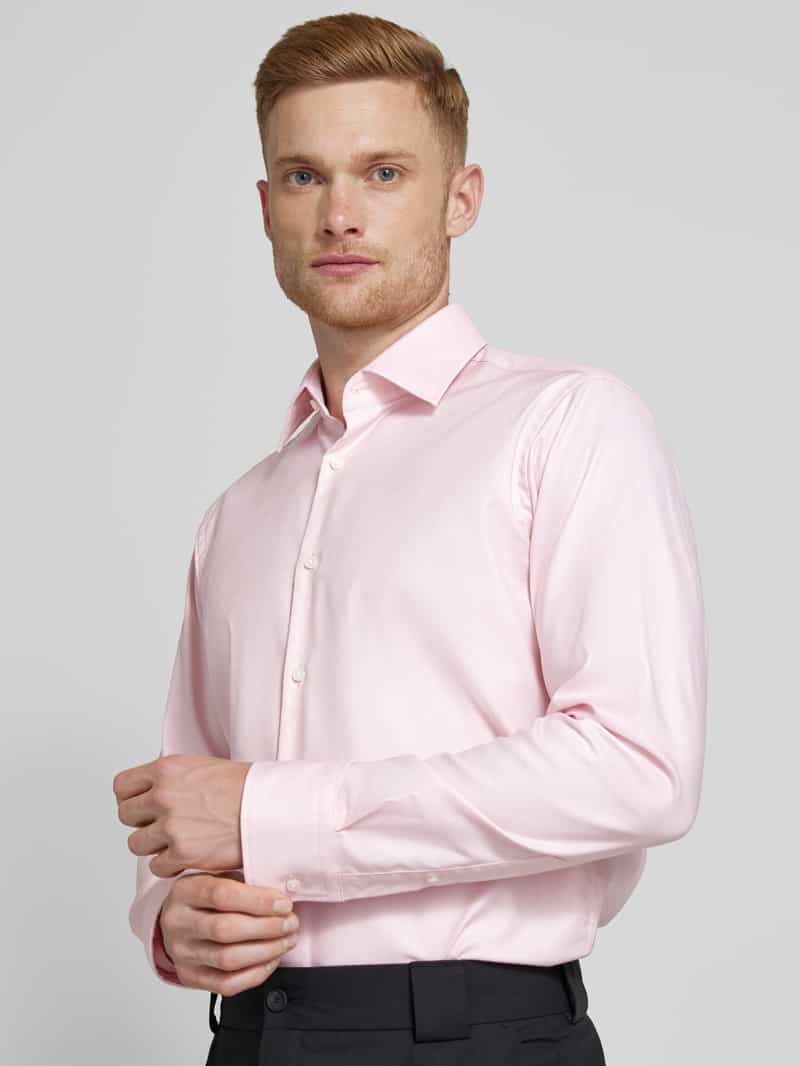 Boss Regular fit zakelijk overhemd met kentkraag model 'Joe'