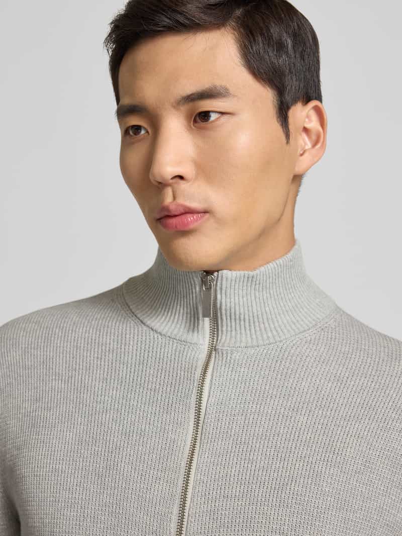 Selected Homme Regular fit gebreid jack van puur katoen model 'DANE'