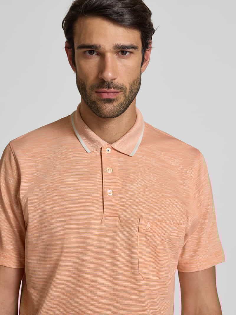 RAGMAN Regular fit poloshirt met borstzak