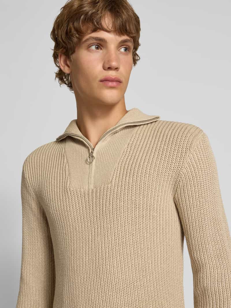 Blend Schipperstrui met labeldetail model 'DENO'