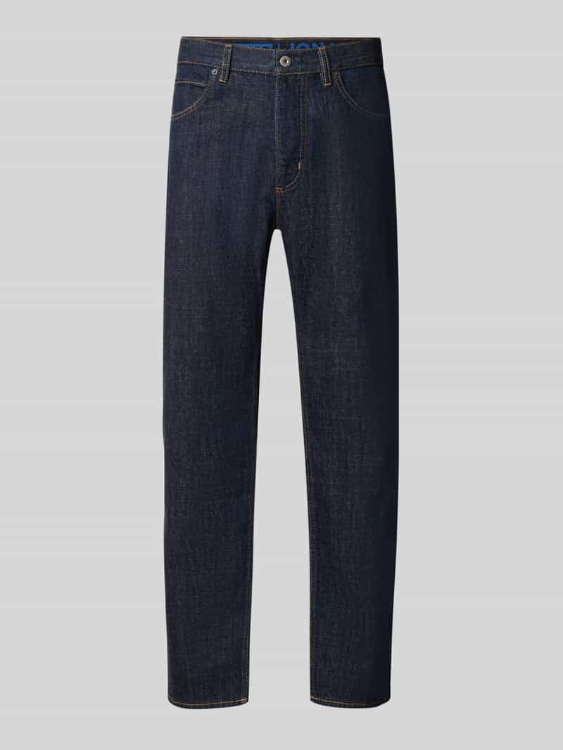 straight fit jeans van puur katoen model 'Jonah'