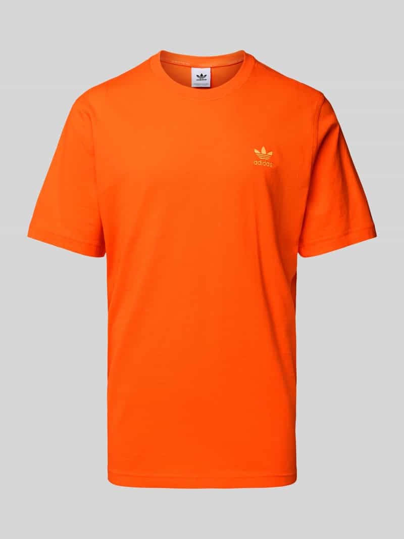 adidas Originals T-shirt met labelstitching model 'TREFOIL'