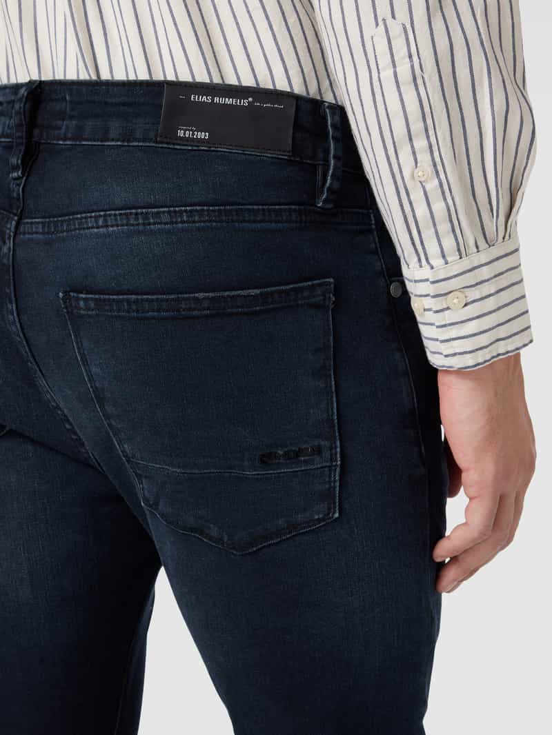 ELIAS RUMELIS Slim fit jeans met 5-pocketmodel model 'Dave'