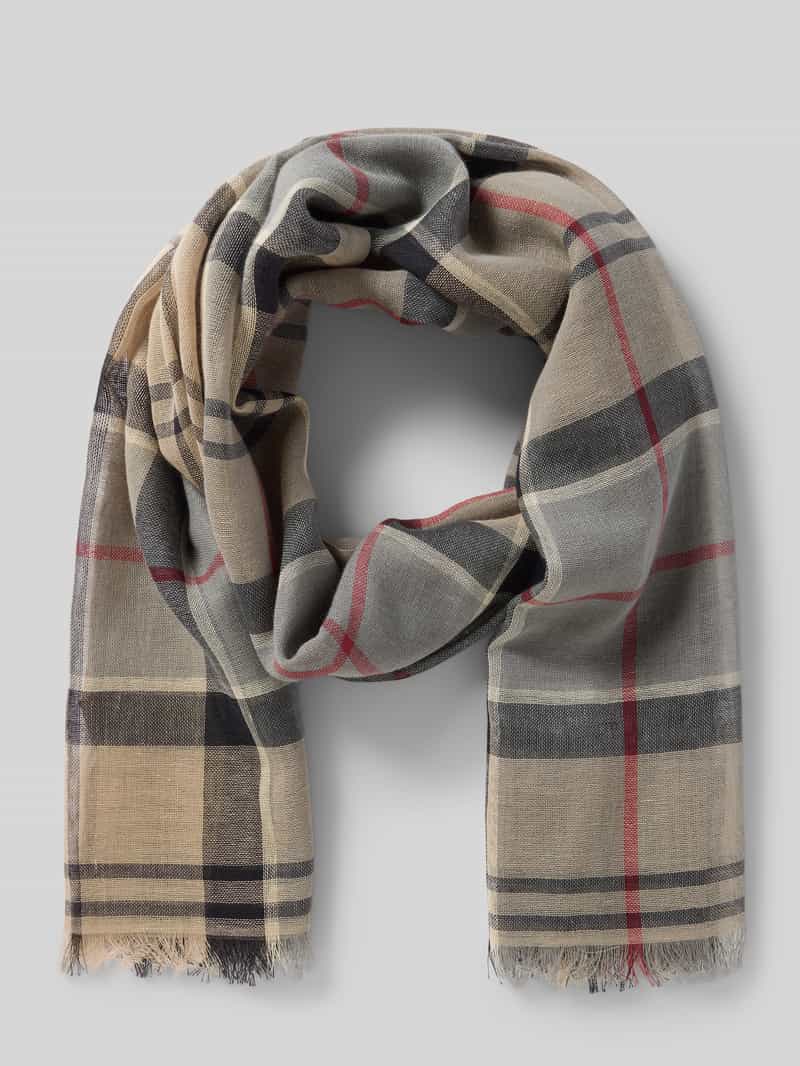 Sjaal van katoen-linnenmix model 'WELTON'