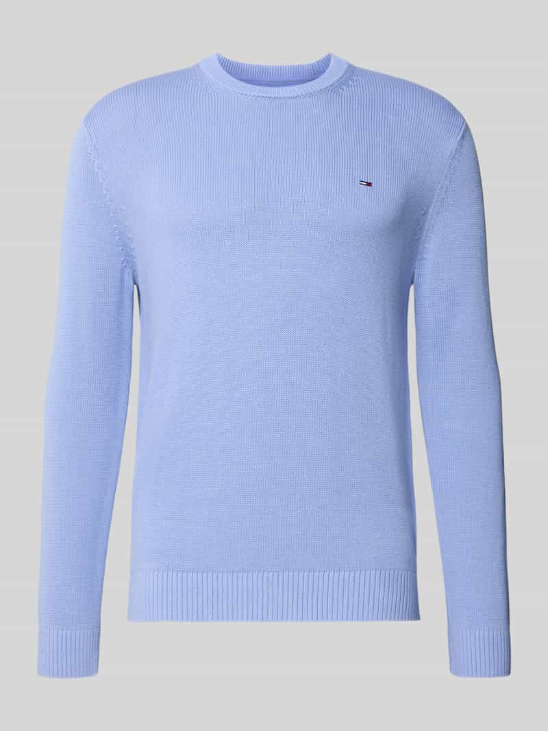Tommy Jeans Regular fit gebreide pullover van zuiver katoen