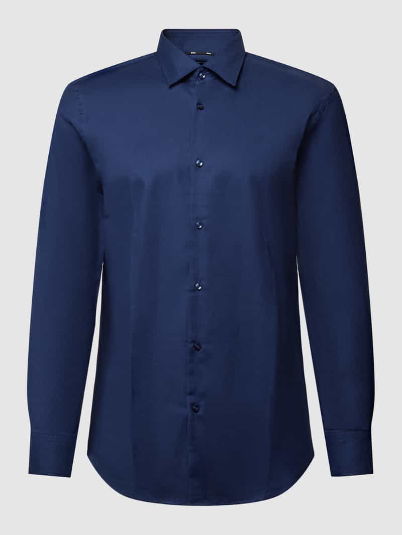 BOSS Slim Fit Zakelijk overhemd met kentkraag model 'Hank'