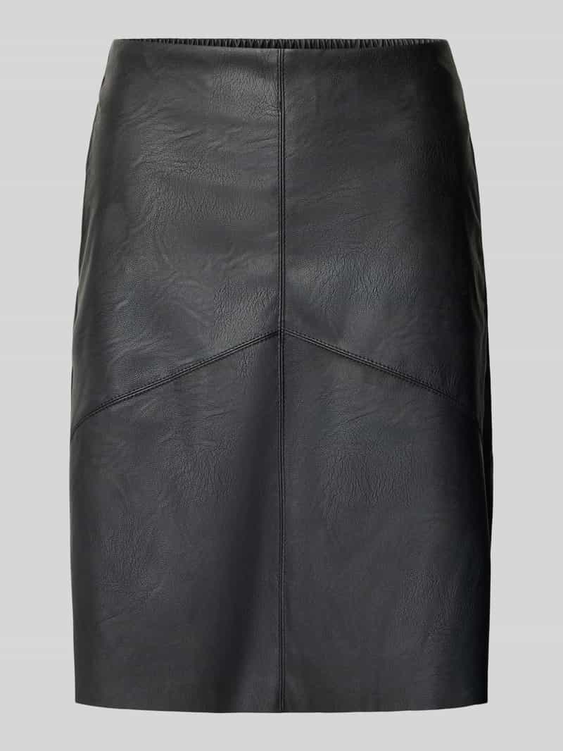 FREE QUENT Knie-lange rok in lederlook model 'Harley'
