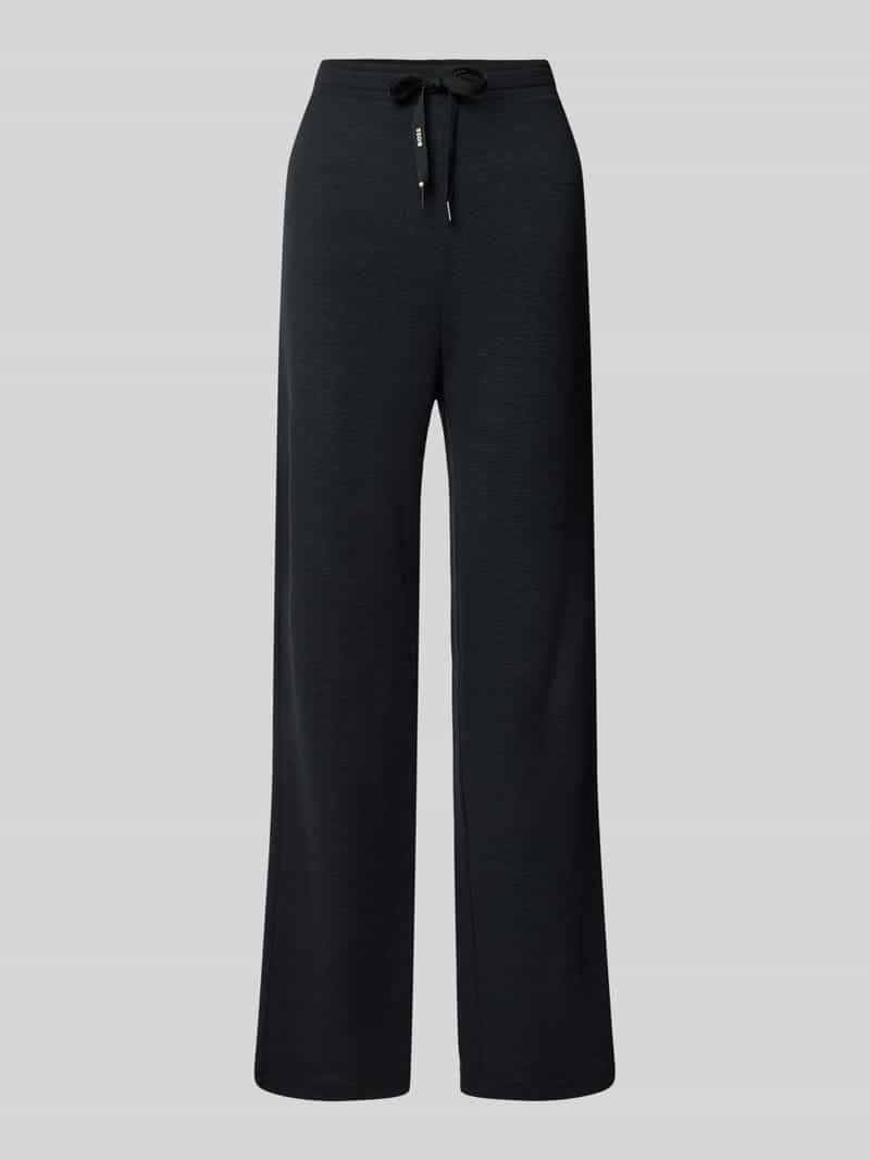 Boss Straight leg sweatpants met structuurmotief model 'OTTOMAN'