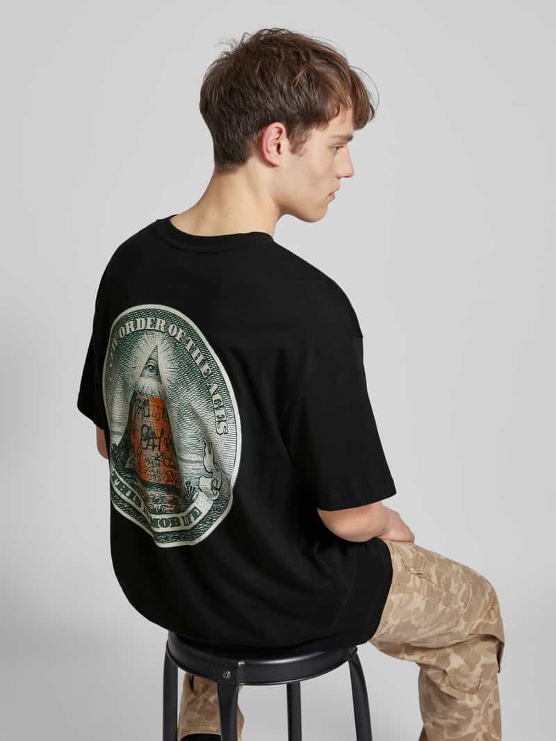 mister tee Oversized T-shirt met motiefprint