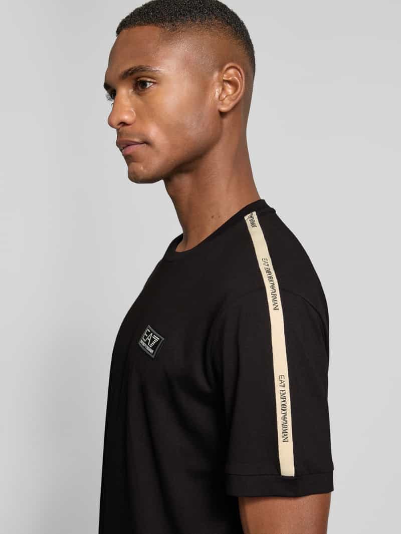 EA7 Emporio Armani T-shirt met labelpatch