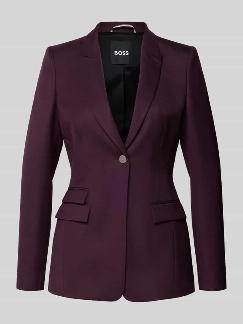 Boss Getailleerde blazer van wolmix model 'JUICYLARA2'