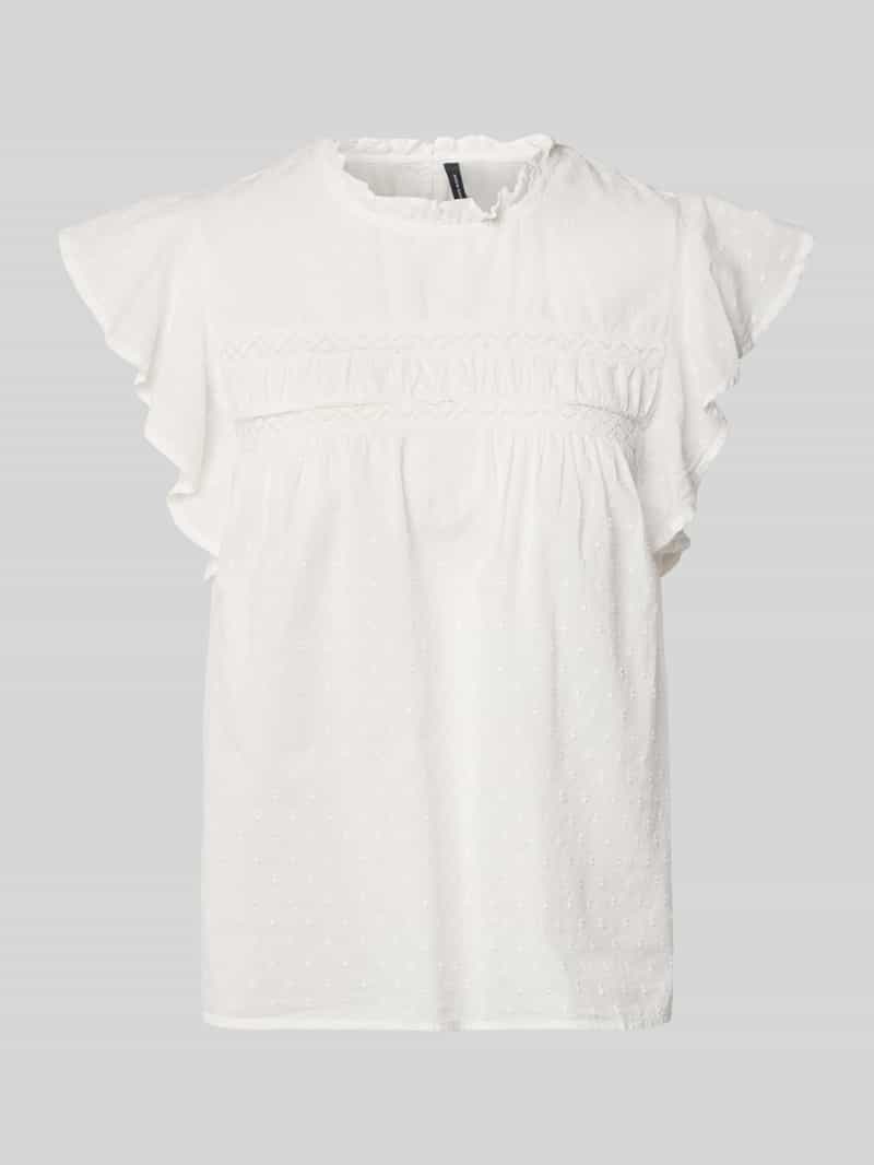 Vero Moda Regular fit blousetop van puur katoen model 'TRINE'