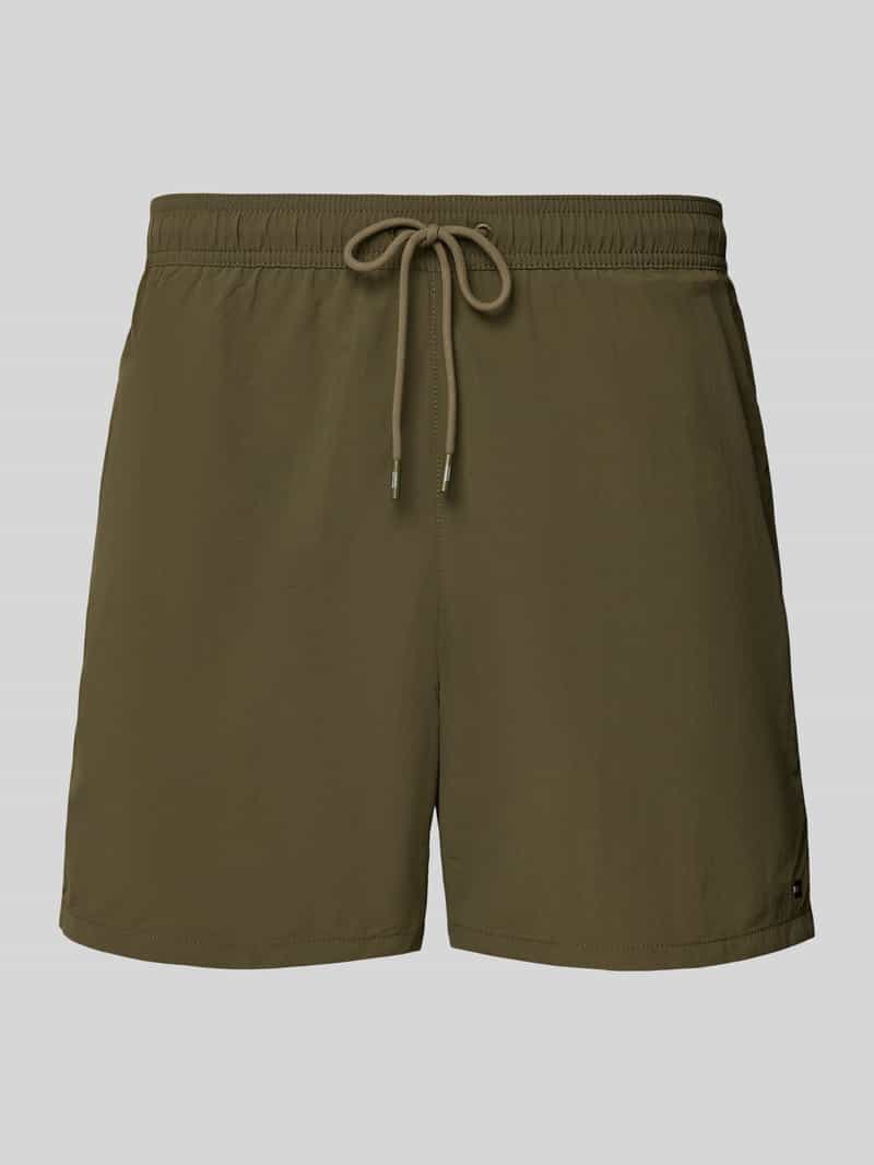 Tommy Hilfiger Regular fit zwembroek met logostitching