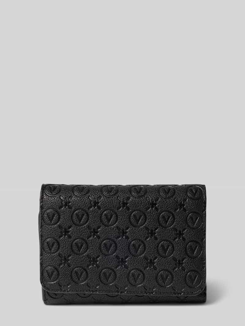 VALENTINO BAGS Portemonnee met all-over reliëflogo model 'Samba'