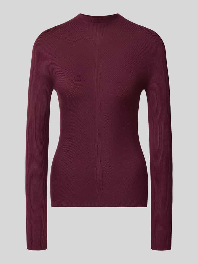 Boss Slim fit pullover met turtleneck van zuivere scheerwol model 'FOLIORA'