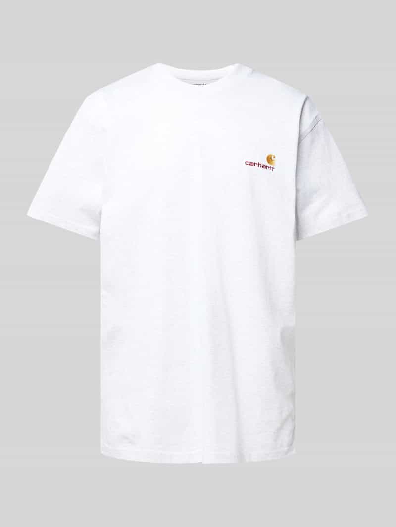 Carhartt Work In Progress T-shirt met labelstitching