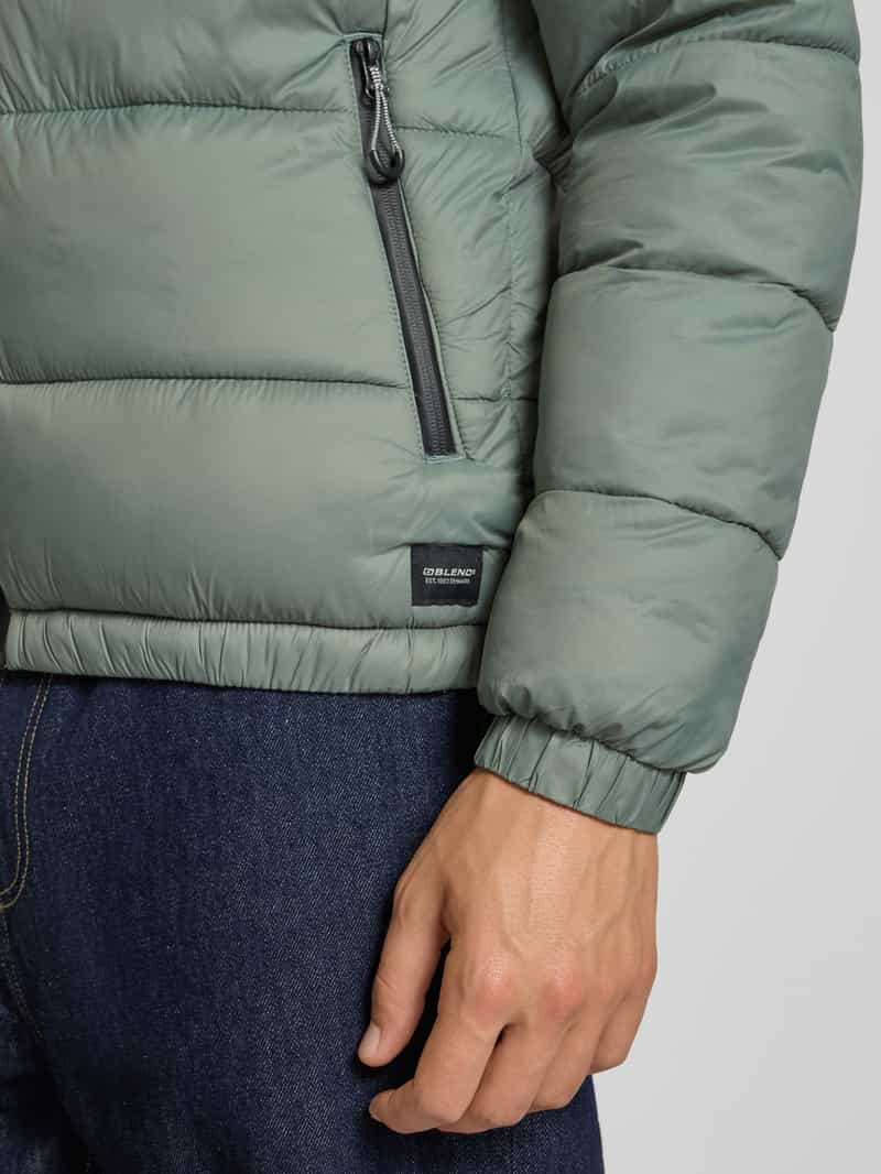 Blend Gewatteerd jack met opstaande kraag model 'EIDEN'