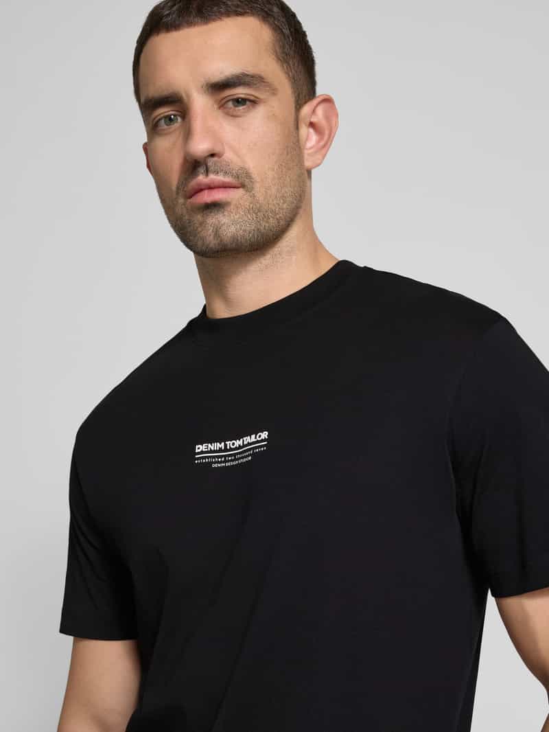 Tom Tailor Denim Regular fit T-shirt van puur katoen