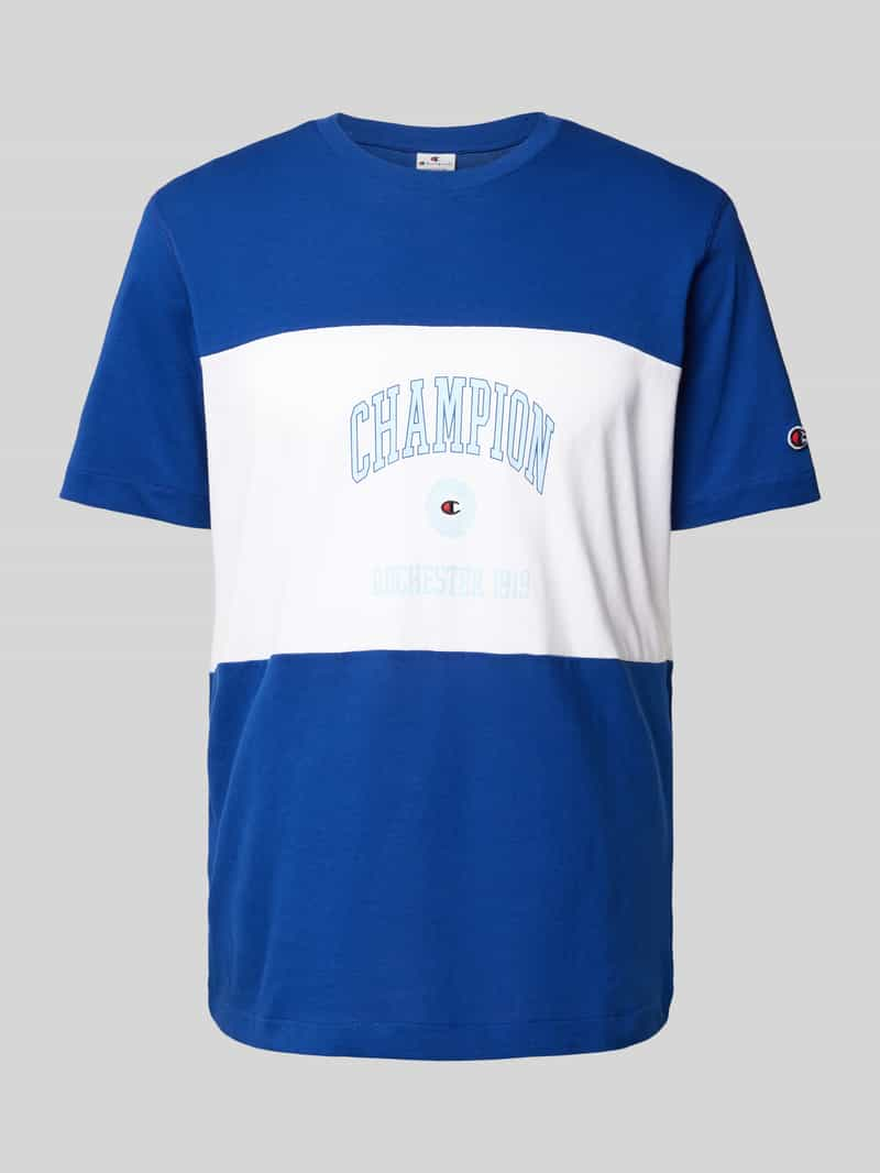 Champion T-shirt met colour-blocking-design