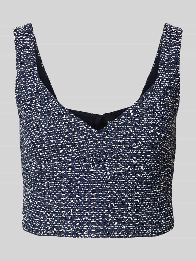 Boss Regular fit blousetop met V-hals model 'Balitar'