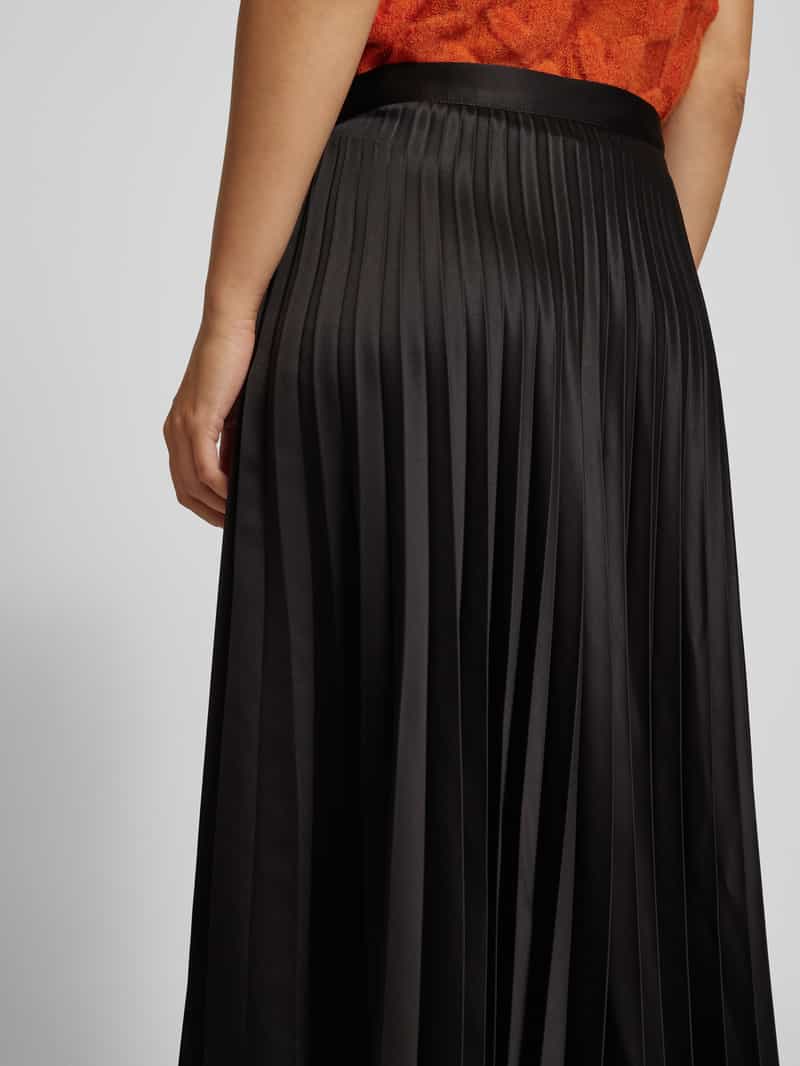 Boss Orange Midirok met plissévouwen model 'Vlissa'