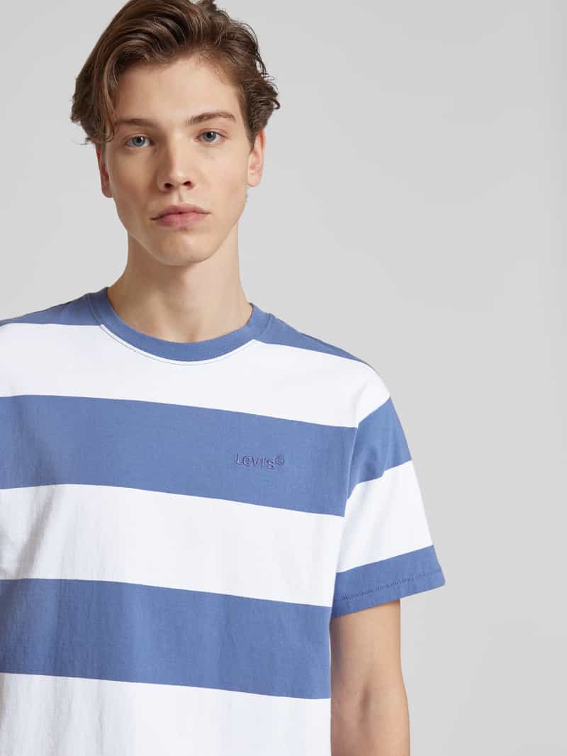Levi's T-shirt met streepmotief
