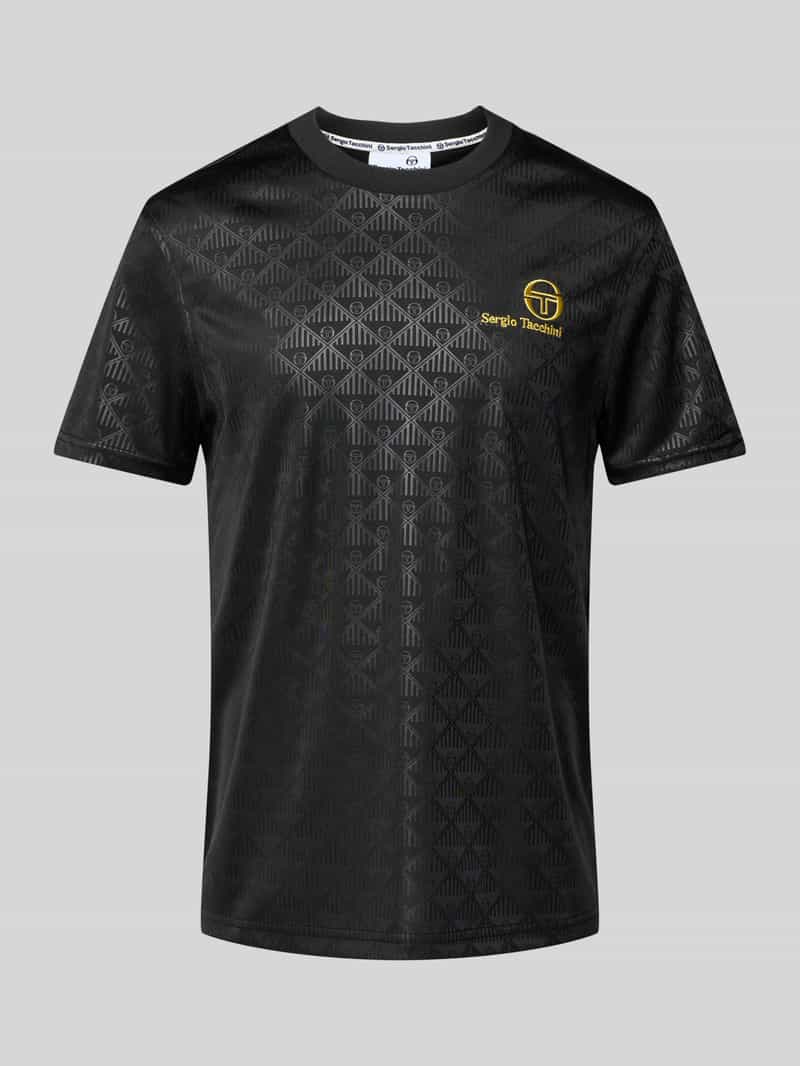 Sergio Tacchini T-shirt met labelstitching
