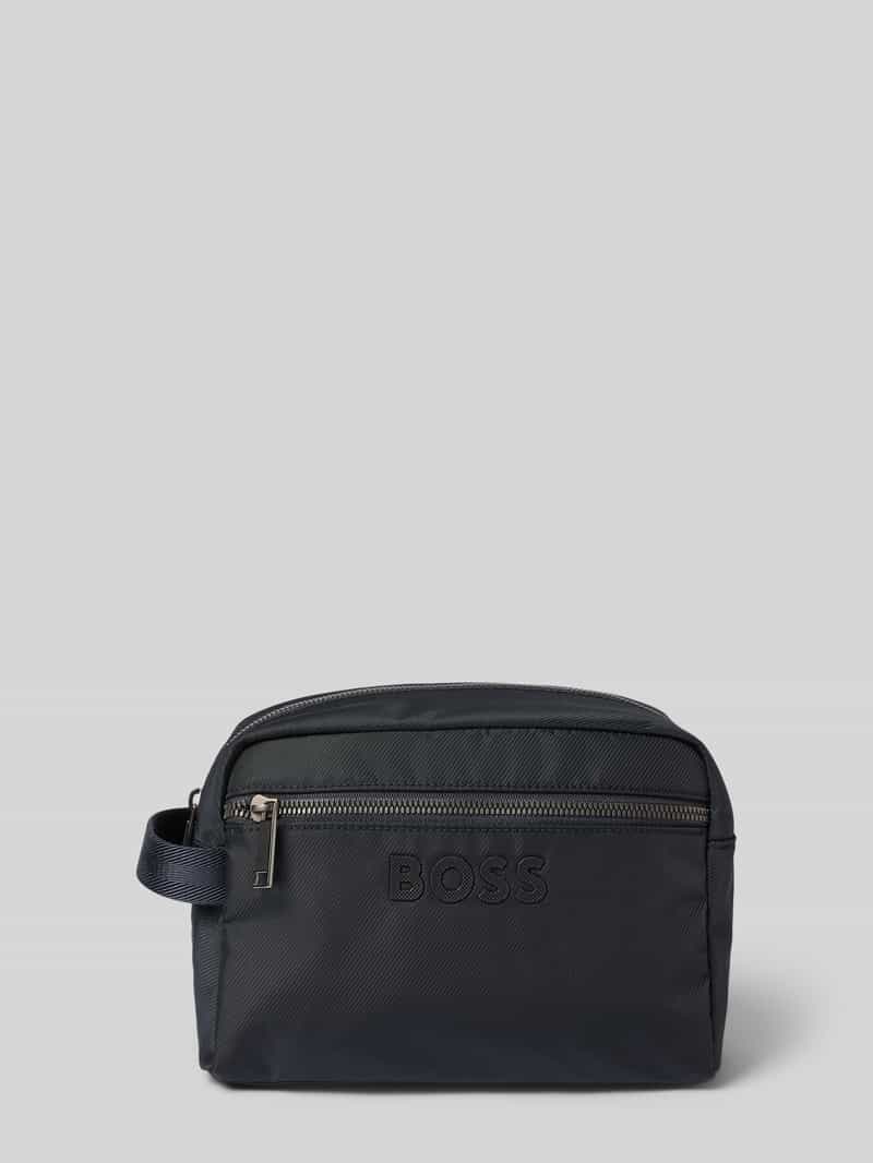 Boss Toilettas met labeldetail model 'Catch_3.0'