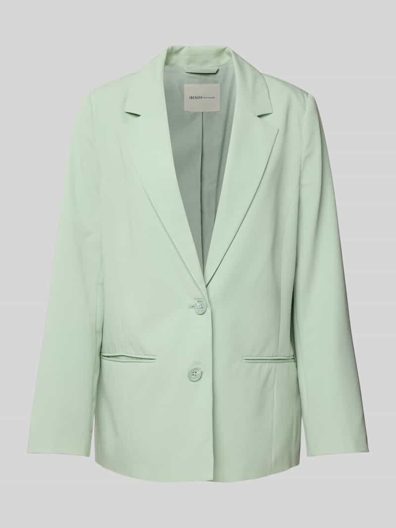 Tom Tailor Denim Regular fit blazer met 2-knoopssluiting