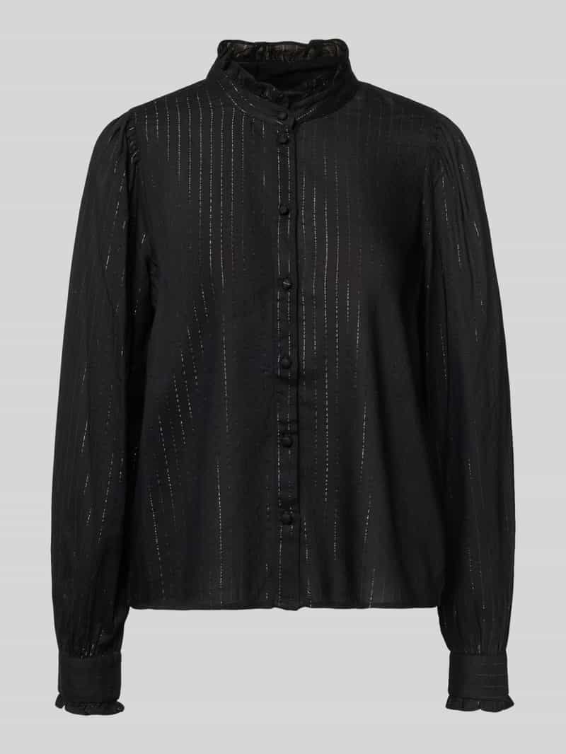 Vero Moda Regular fit blouse met lange mouwen van viscosemix model 'BUMPY'