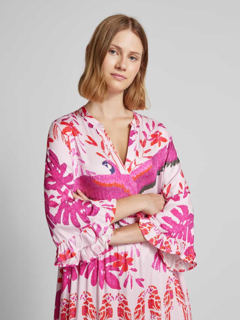 Lieblingsstück Maxi-jurk met tuniekkraag model 'Edina'