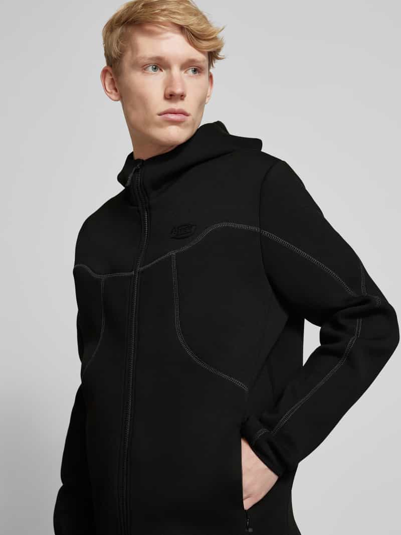 REVIEW Sweatjack met siernaden en viscose