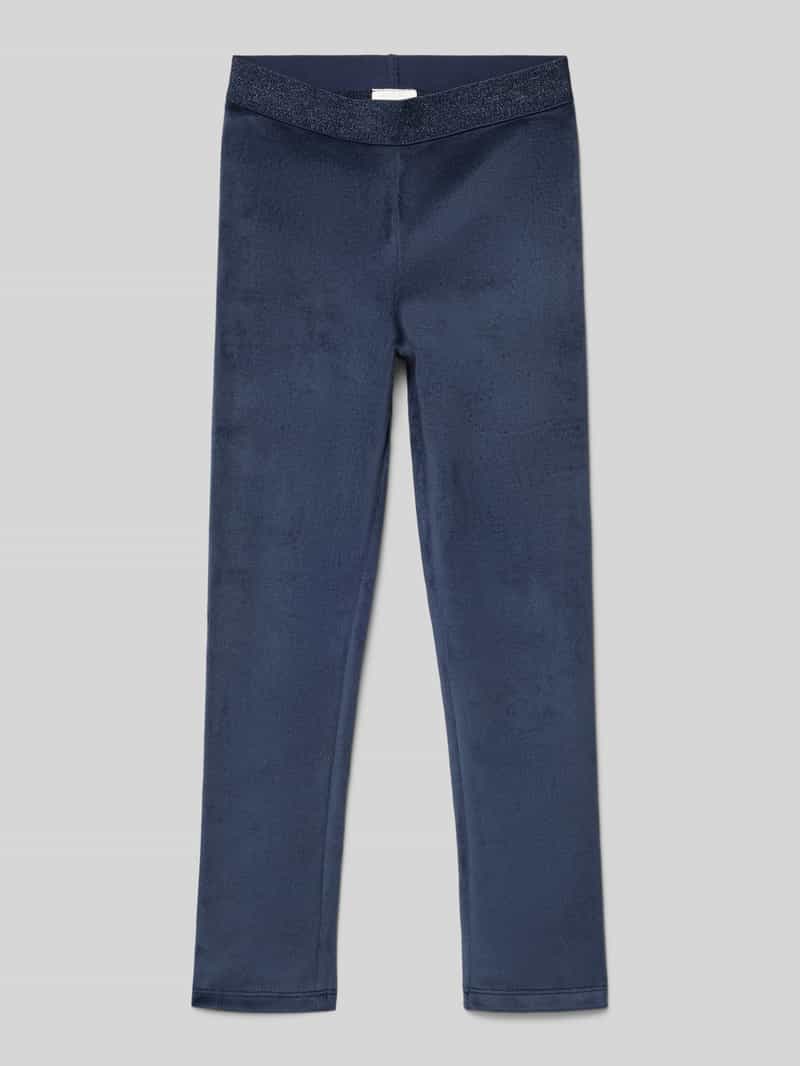 s.Oliver RED LABEL Slim fit legging van fluweel