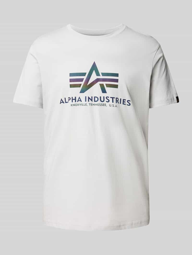 alpha industries T-shirt met labelprint