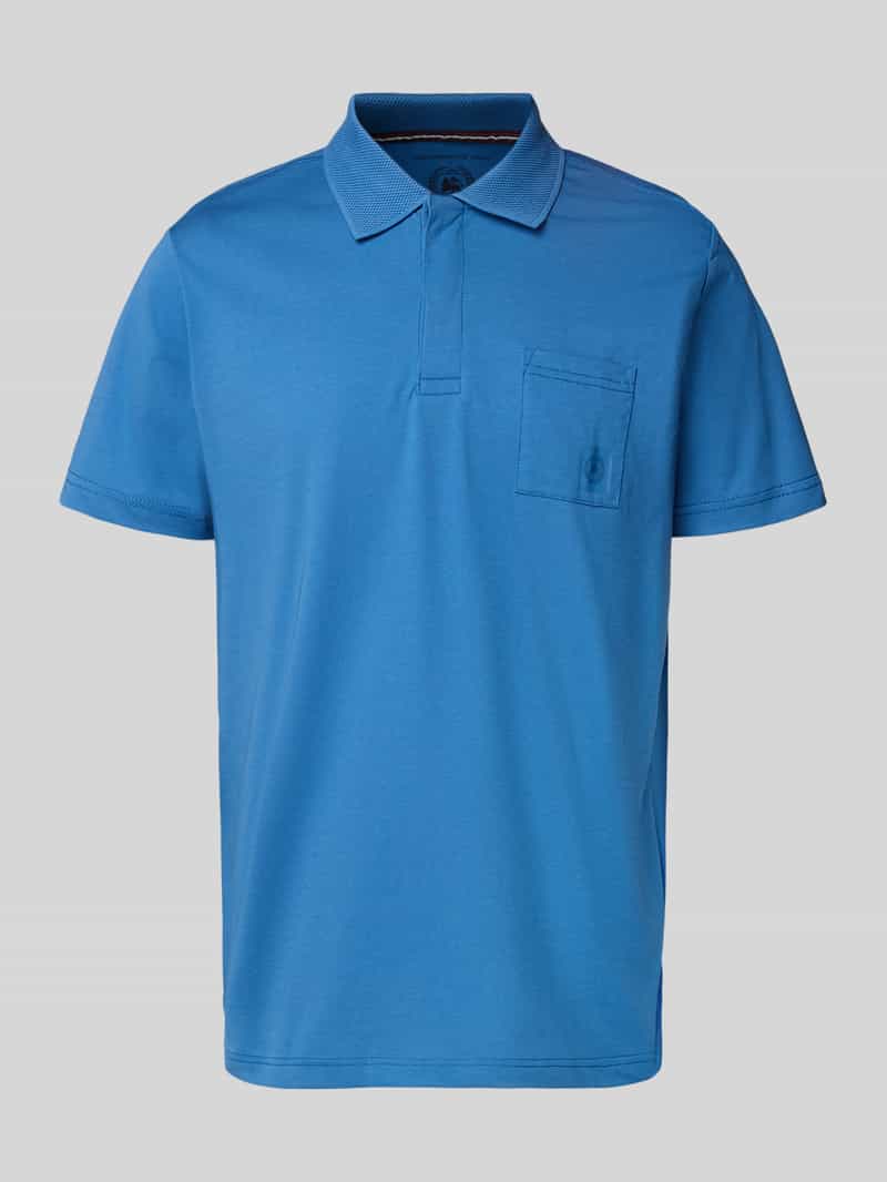 Lerros Regular fit poloshirt met borstzak