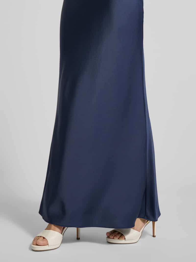 Christian Berg Cocktail Regular fit maxirok van satijn