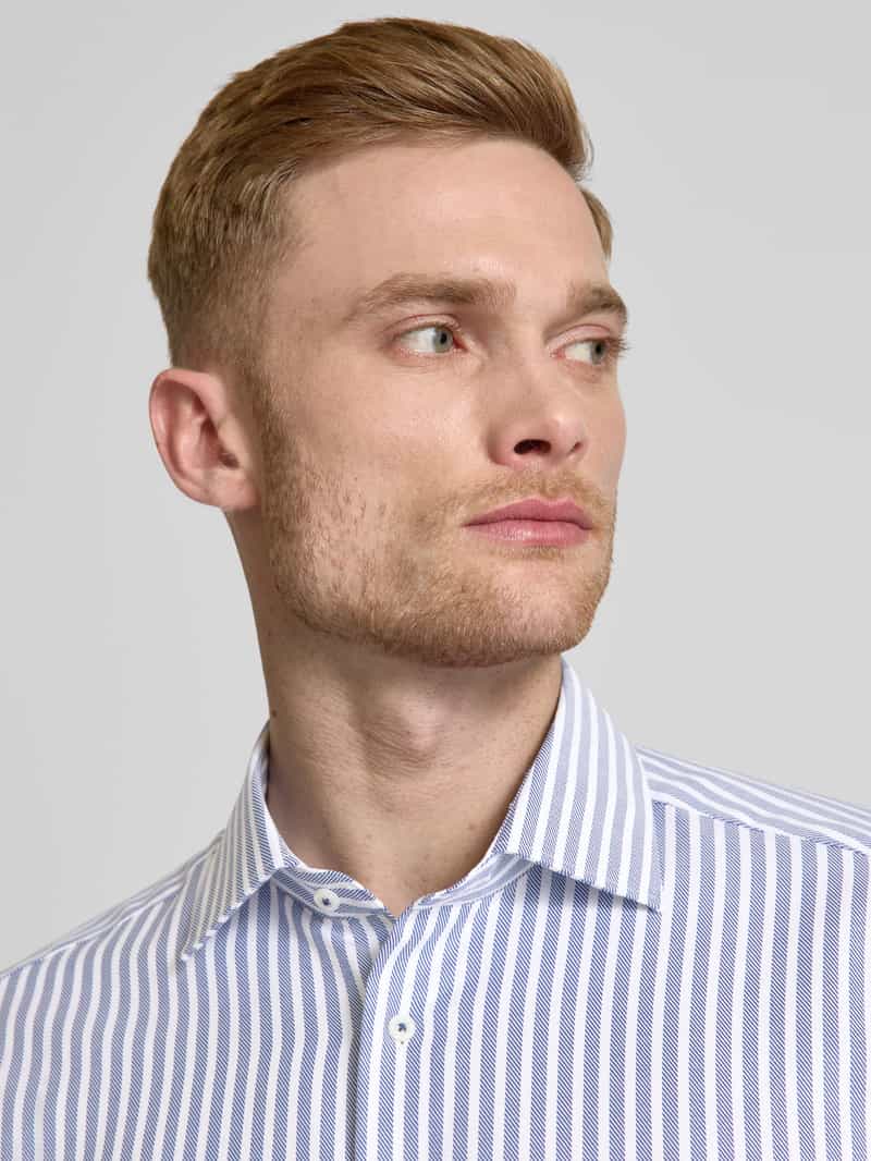 Eterna Modern fit zakelijk overhemd met kentkraag