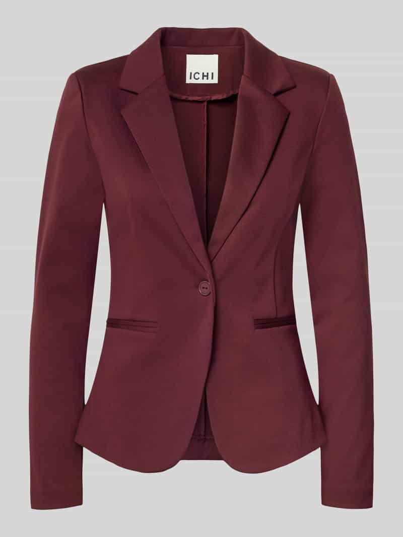 Ichi Slim fit blazer met paspelzakken model 'KATE'