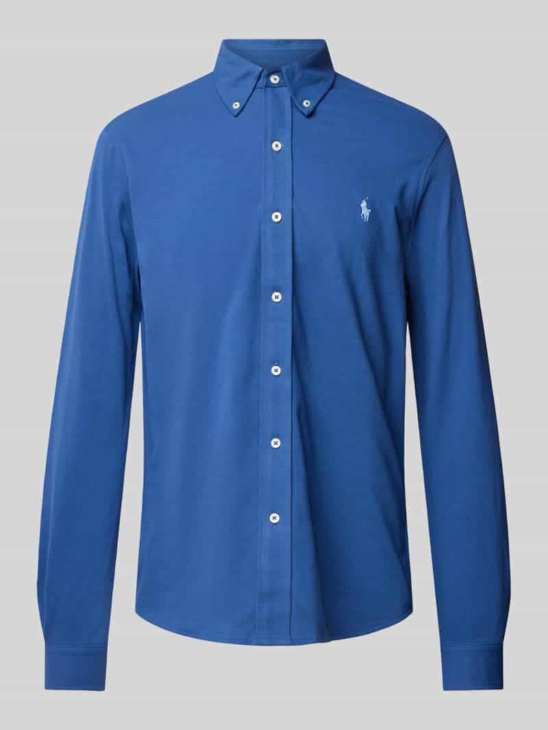 Polo Ralph Lauren Slim fit vrijetijdsoverhemd met logostitching