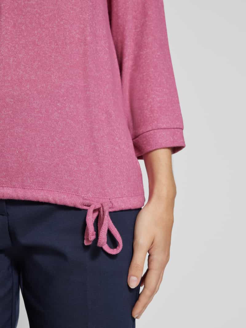 Tom Tailor Loose fit shirt van zachte viscosemix met 3 4-mouwen