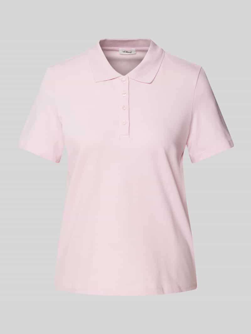 s.Oliver RED LABEL Regular fit poloshirt van katoenmix