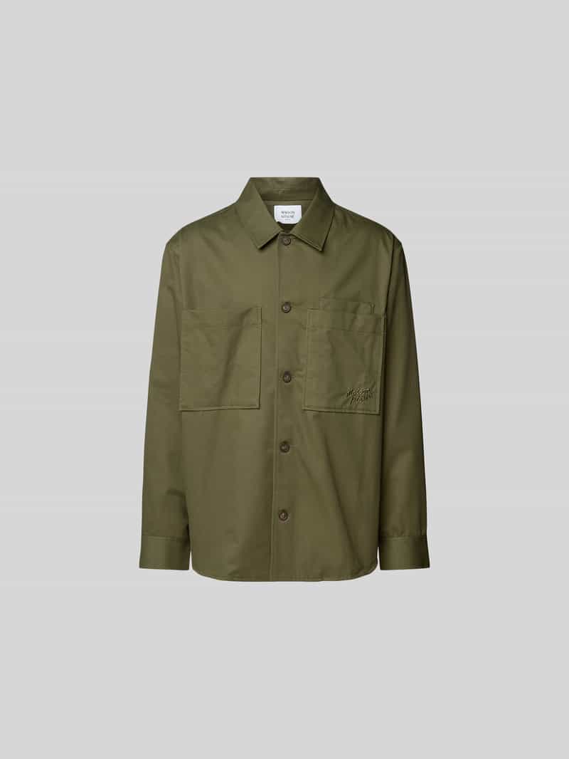 Overhemdjack met knoopsluiting