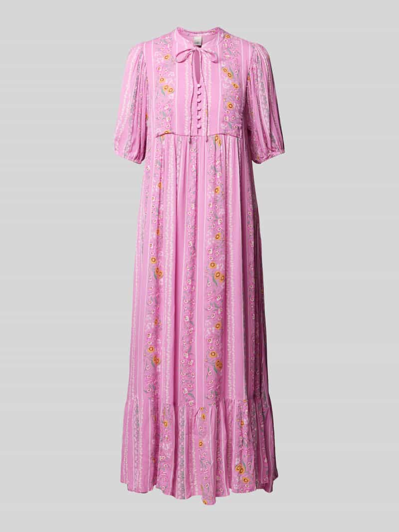 YAS Midi-jurk met bloemenmotief model 'BELLA'
