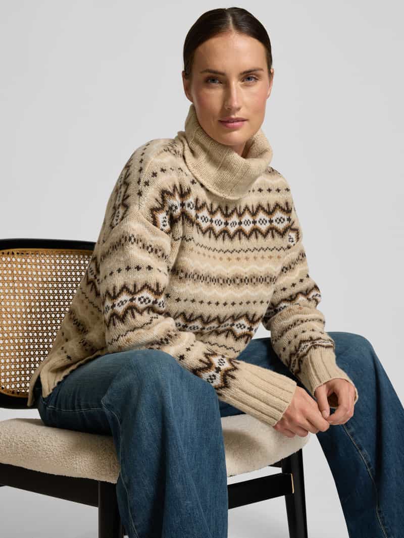 Barbour Regular fit coltrui van wolmix model 'HELEN'
