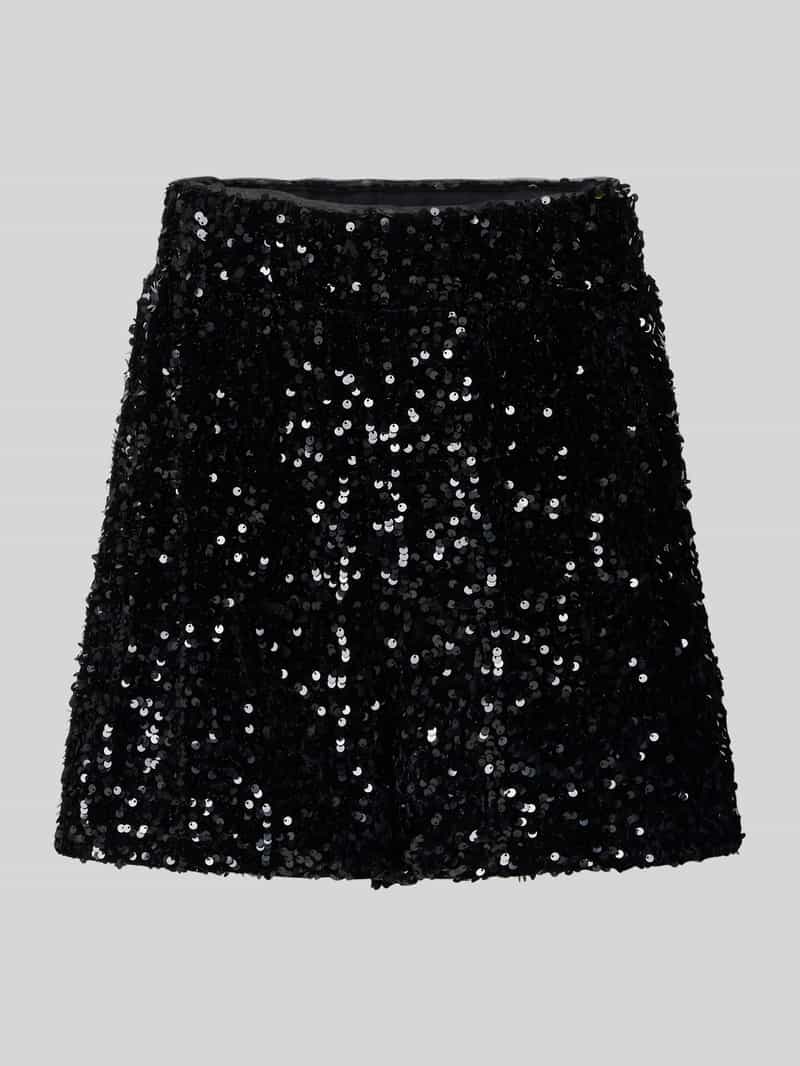 Only Regular fit short met pailletten model 'CONFIDENCE'